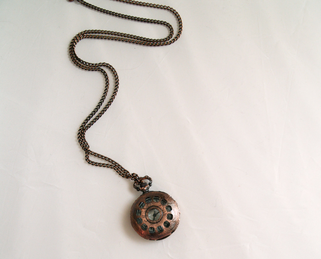 Vintage Watch Necklace from London