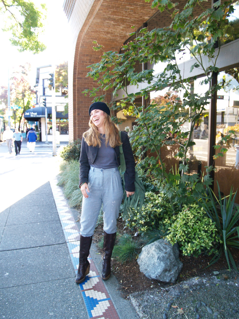 Cropped Jacket and High Waisted Pants