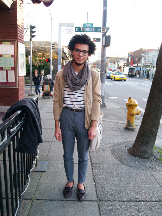 The Emerald Closet Street Style: American Apparel Employee