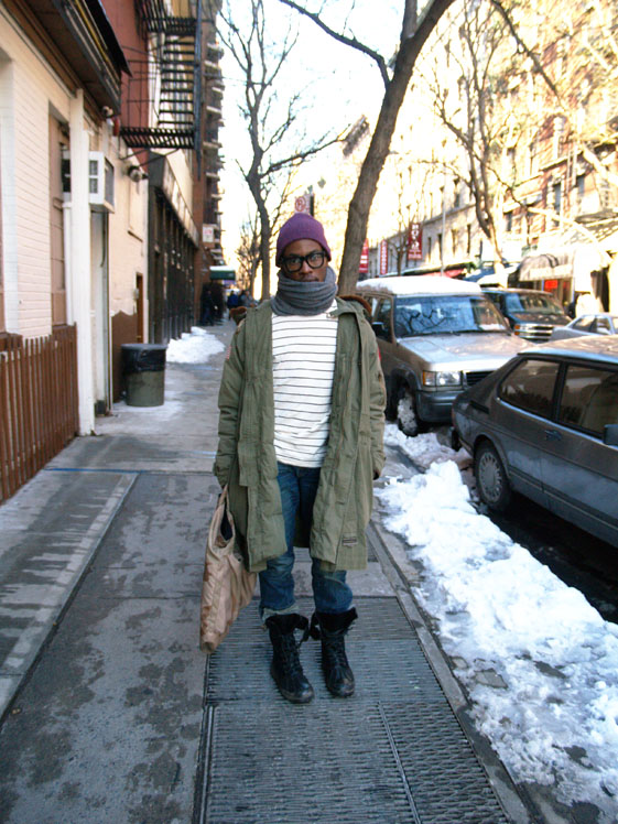 NYC Street Style_Parson Student in Ralph Lauren Jacket