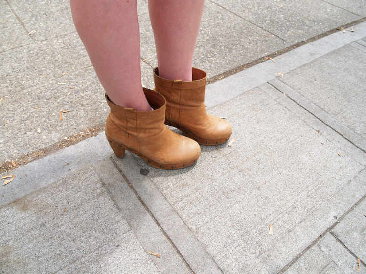clog booties