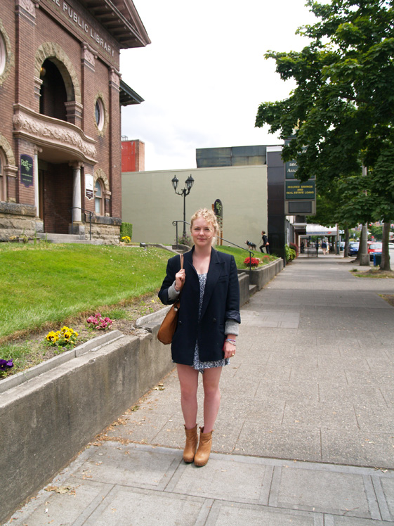 Vintage shop employee