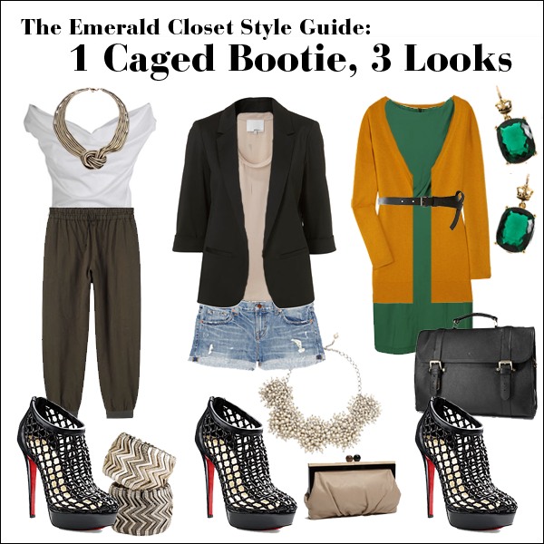 caged bootie style guide