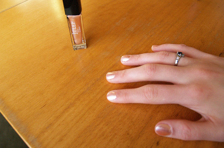 pinky beige nail polish