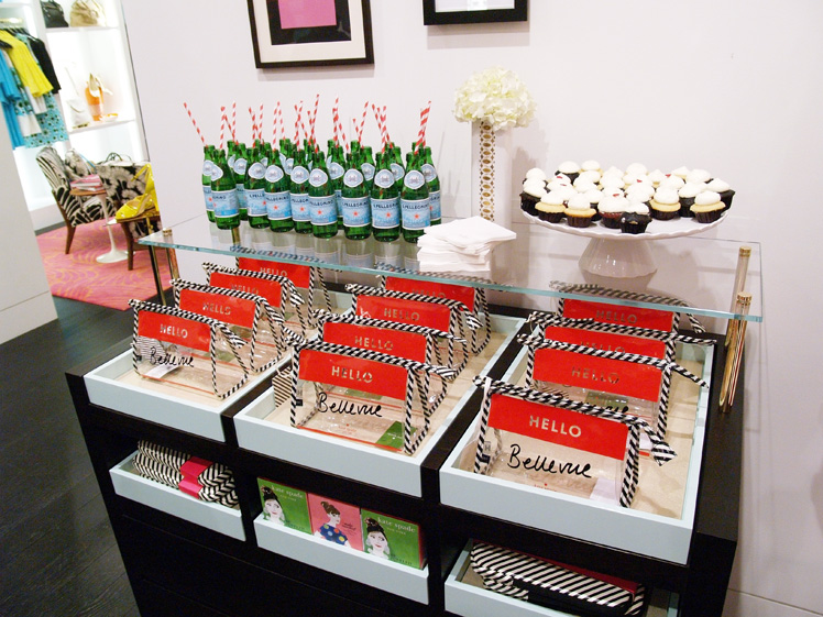 Kate Spade refreshments bar