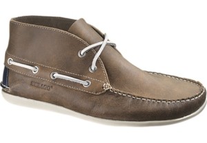 sebago brown leather mocassins