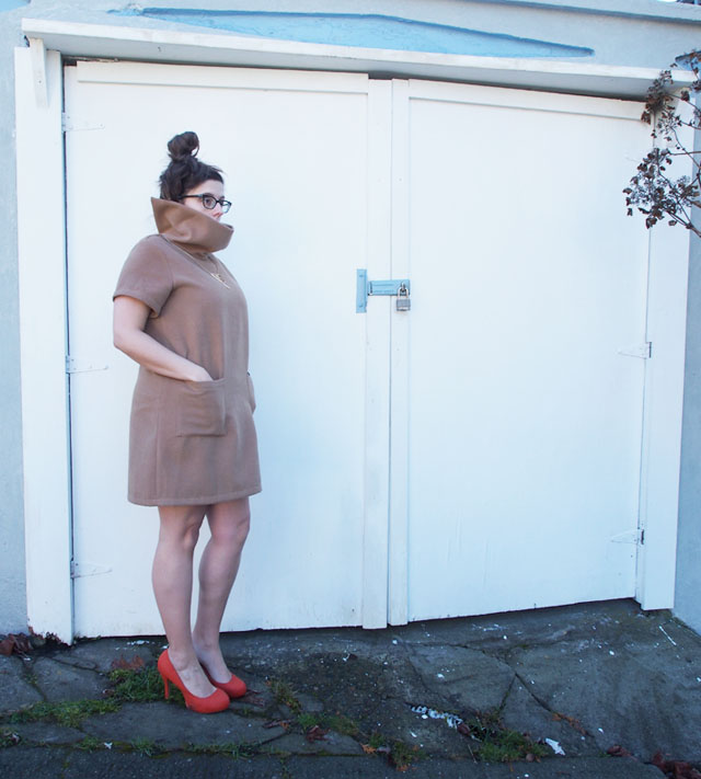 oversized cowl neck dress from Meg in Brooklyn