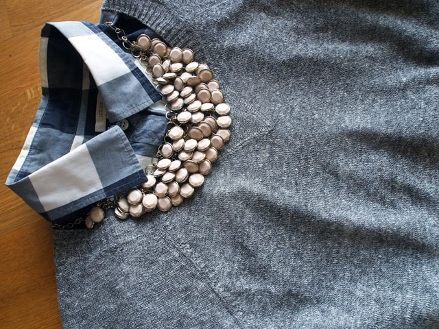 ivory statement necklace