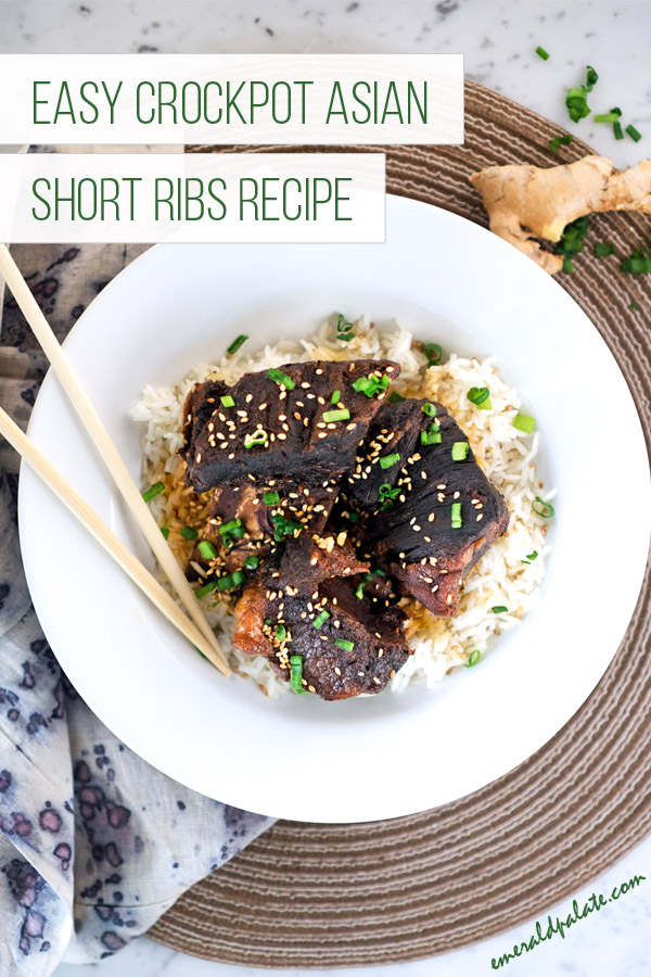 easy crock pot Asian short ribs recipe