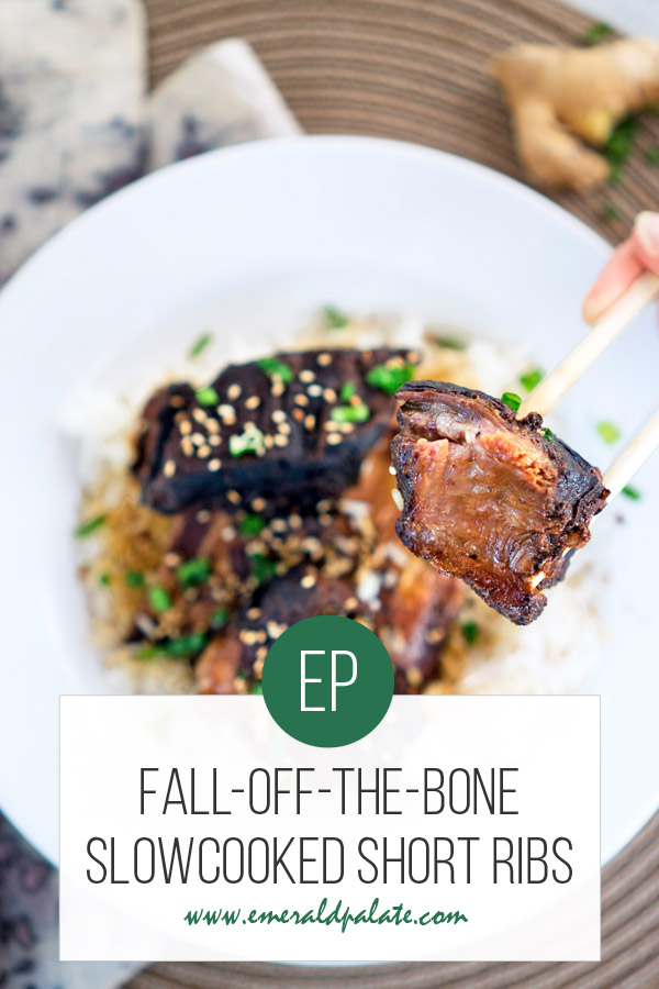 fall-off-the-bone slow cooked short ribs