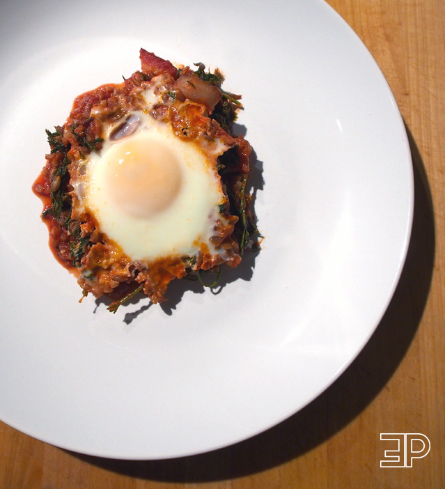 Easy Bacon Farro Hash Recipe | The Emerald Palate