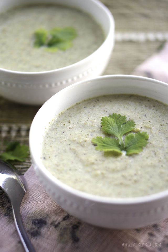 Healthy Broccoli & Cabbage Soup Recipe