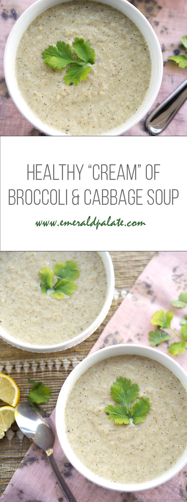 Healthy Broccoli & Cabbage Soup Recipe