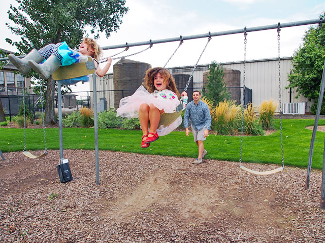 The swing set in back of L'ecole 41 | Map of Walla Walla wineries