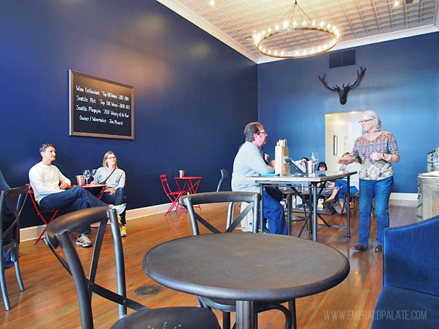 The inside of Maison Bleu | Map of Walla Walla Wineries