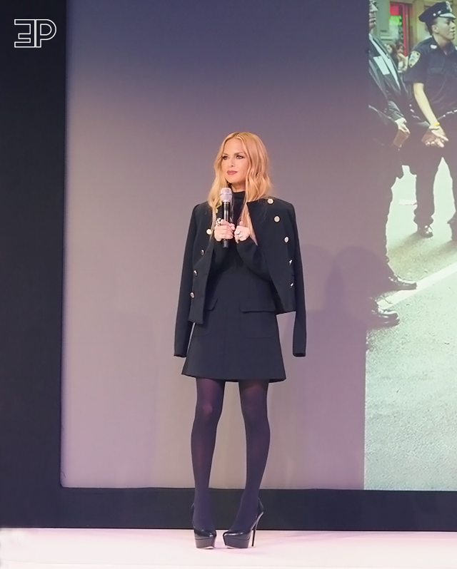 Rachel Zoe presenting the Posh Trend Party Show at Bellevue Fashion Week