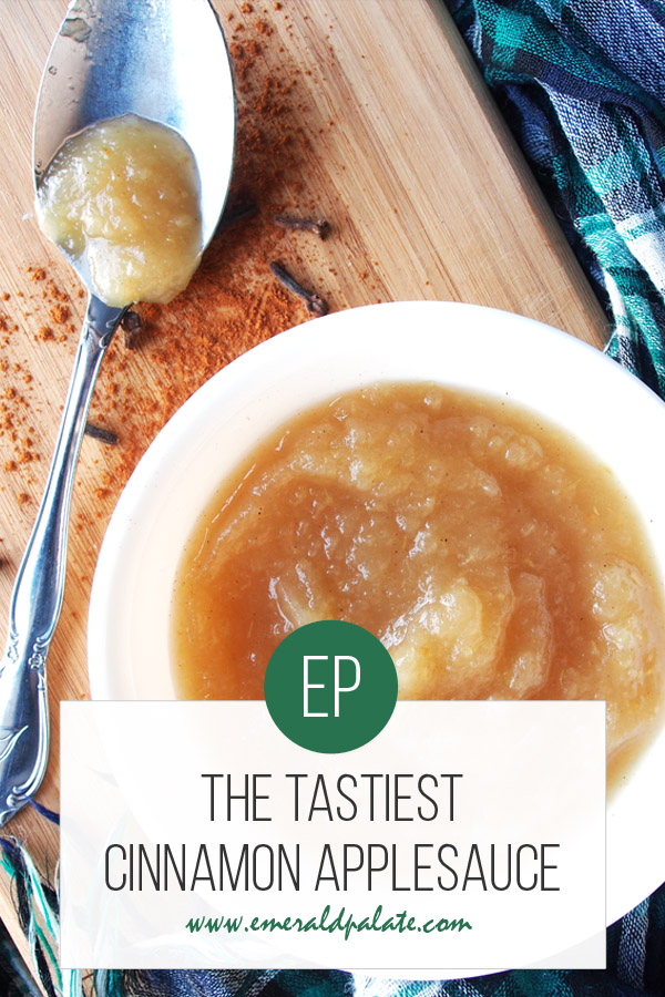 the tastiest cinnamon applesauce