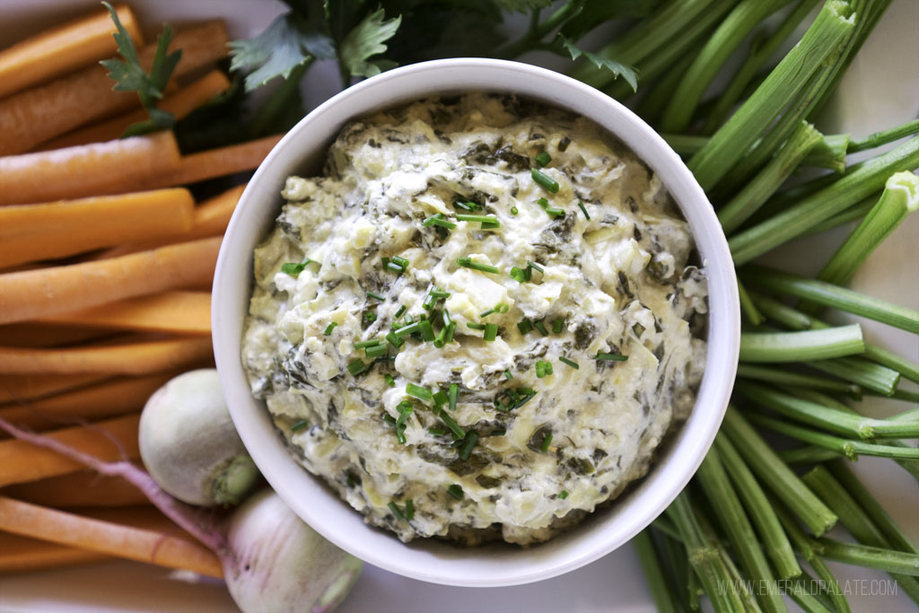 A Healthier Spin on the Classic Spinach and Artichoke Version