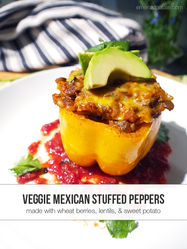 vegetarian mexican stuffed peppers