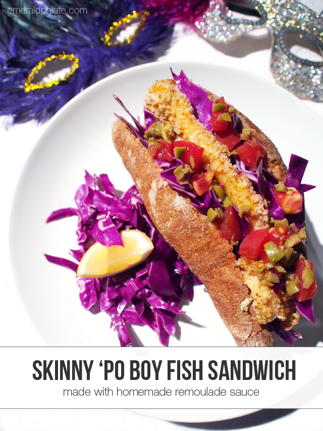 skinny po boy fish sandwich recipe.