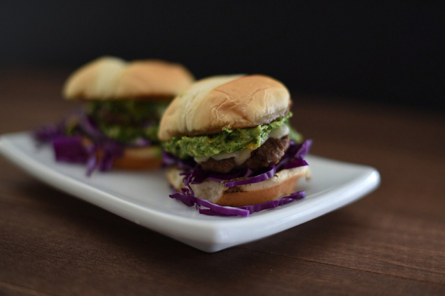 Goat meat mini burger sliders healthy alternative to the Super Bowl classic recipe