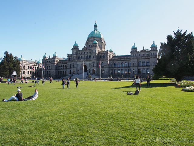 Parliament in Victoria, BC on a beautiful day