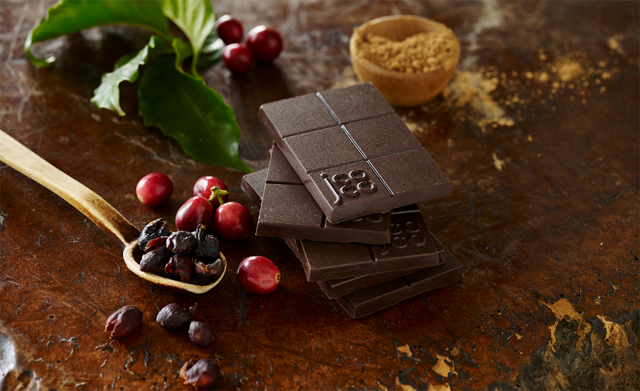 The Arabica Cherry Espresso chocolate bar from jcoco Chocolate