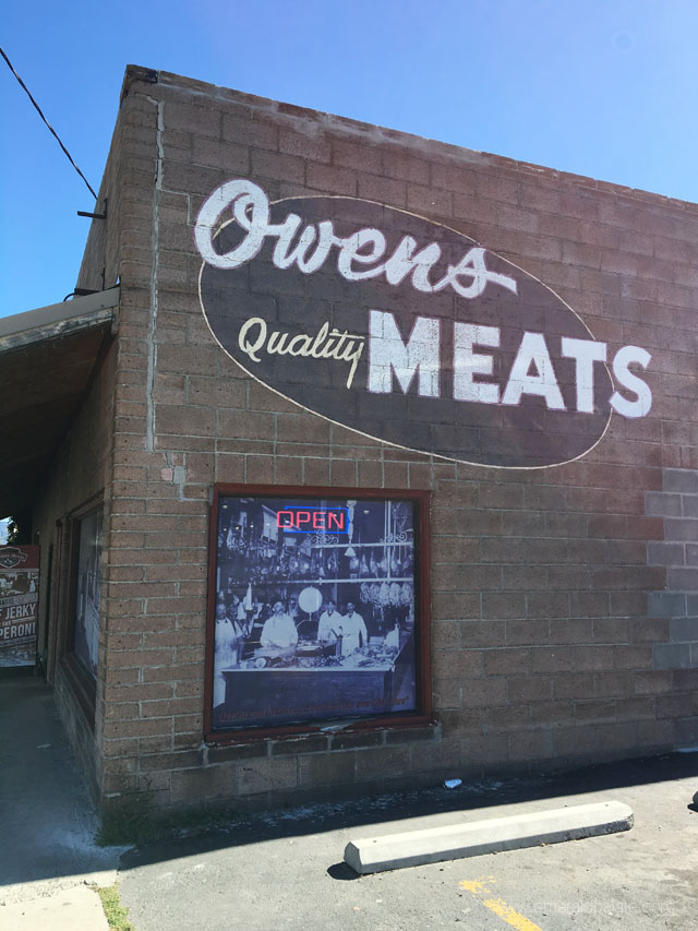 Owens Meats in Cle Elum, Washington sells housemade sausages, jerkies, and meats.