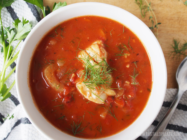 The Feast of the Seven Fishes: Italian Fish Soup. Super easy and flavorful!