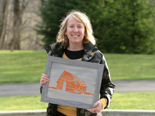 Owner Madeline of Farm Shed Wines, a wine retailer in Washington outside of Seattle that sells wines from small wineries in the PNW. 