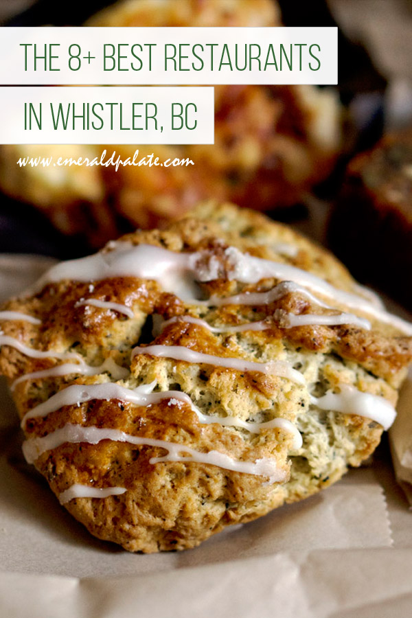 Pic of a scone on a list of the top Whistler Village BC restaurants