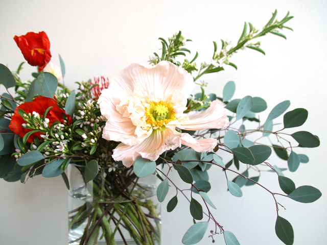 Beautiful flower arrangement from The Stemmery in Seattle, a subscription floral delivery service that handpicks flowers to deliver to your door.