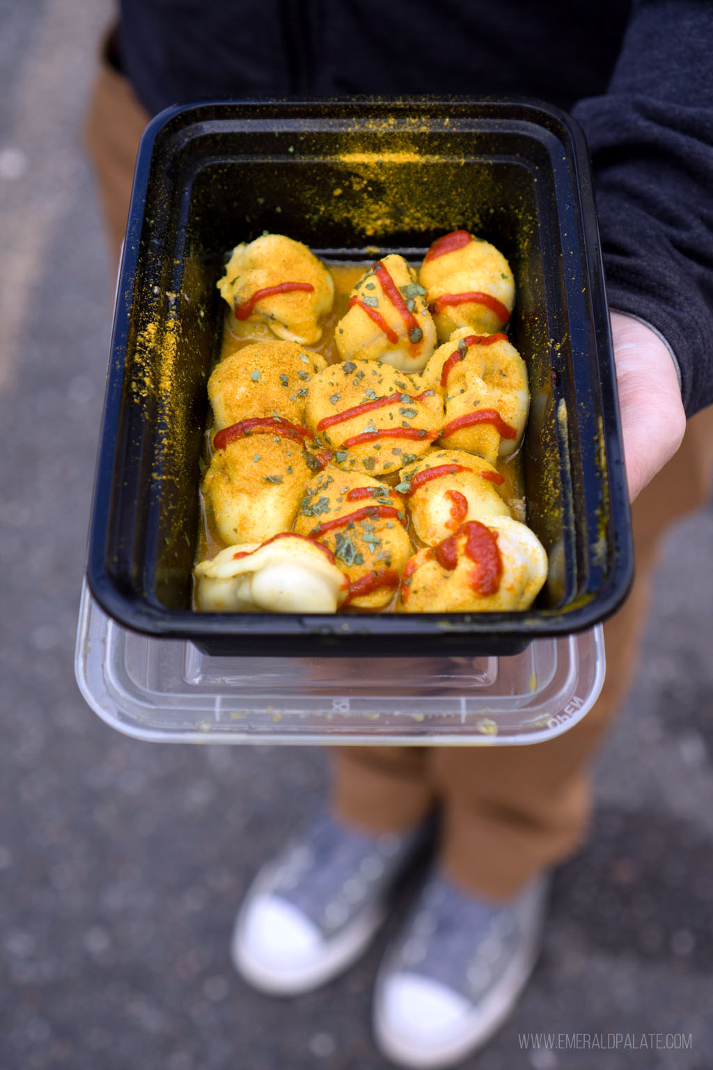 pelmeni dumplings from one of the best restaurants in Olympia, WA