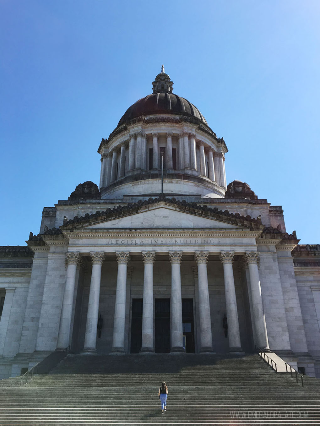 The Washington state capitol building, one of the best things to do in Olympia, WA