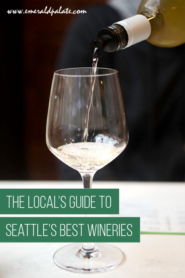 wine being poured into wine glass at one of the best Seattle urban wineries