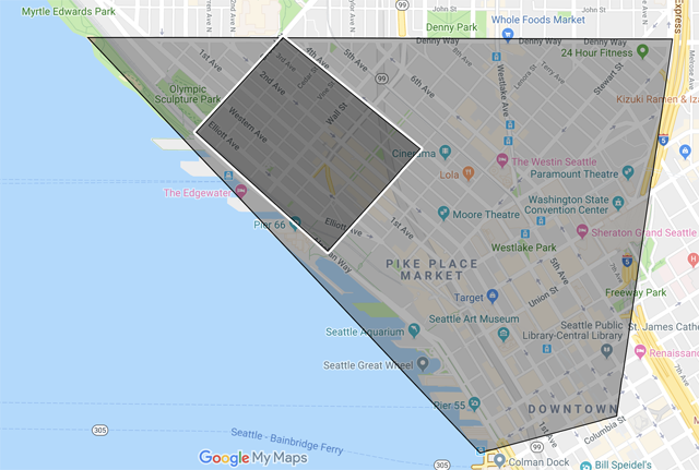 Only have 24 hours in Seattle? Here is a map of downtown Seattle to help you during your travel explorations.