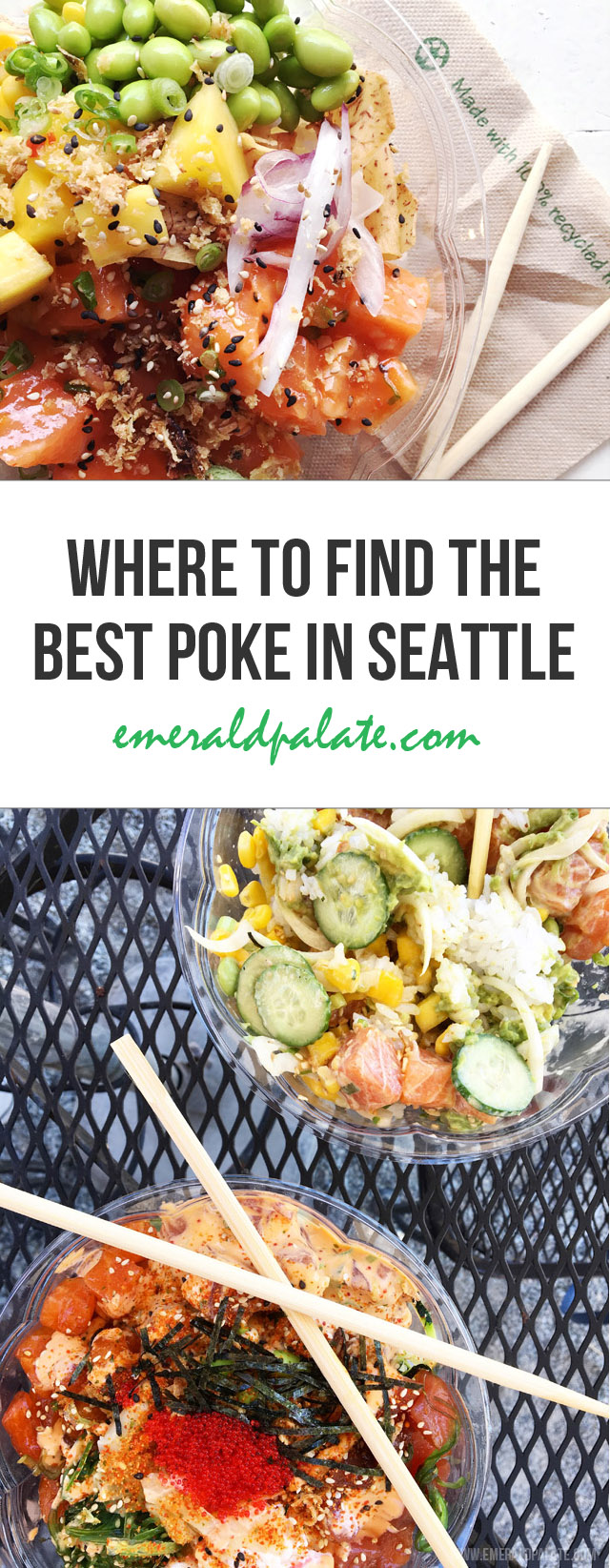 Where to find the best poke in Seattle. All of these places are cheap eats with super fresh fish.