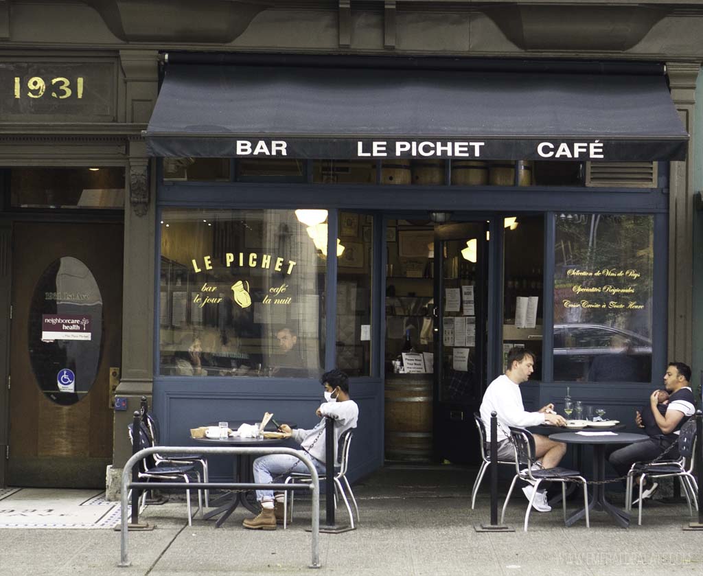 Le Pichet, a romantic Seattle restaurant