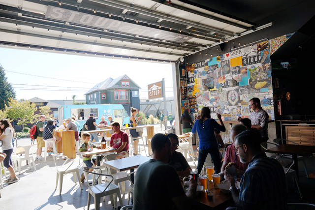 Stoup Brewing, one of the Ballard breweries in Seattle