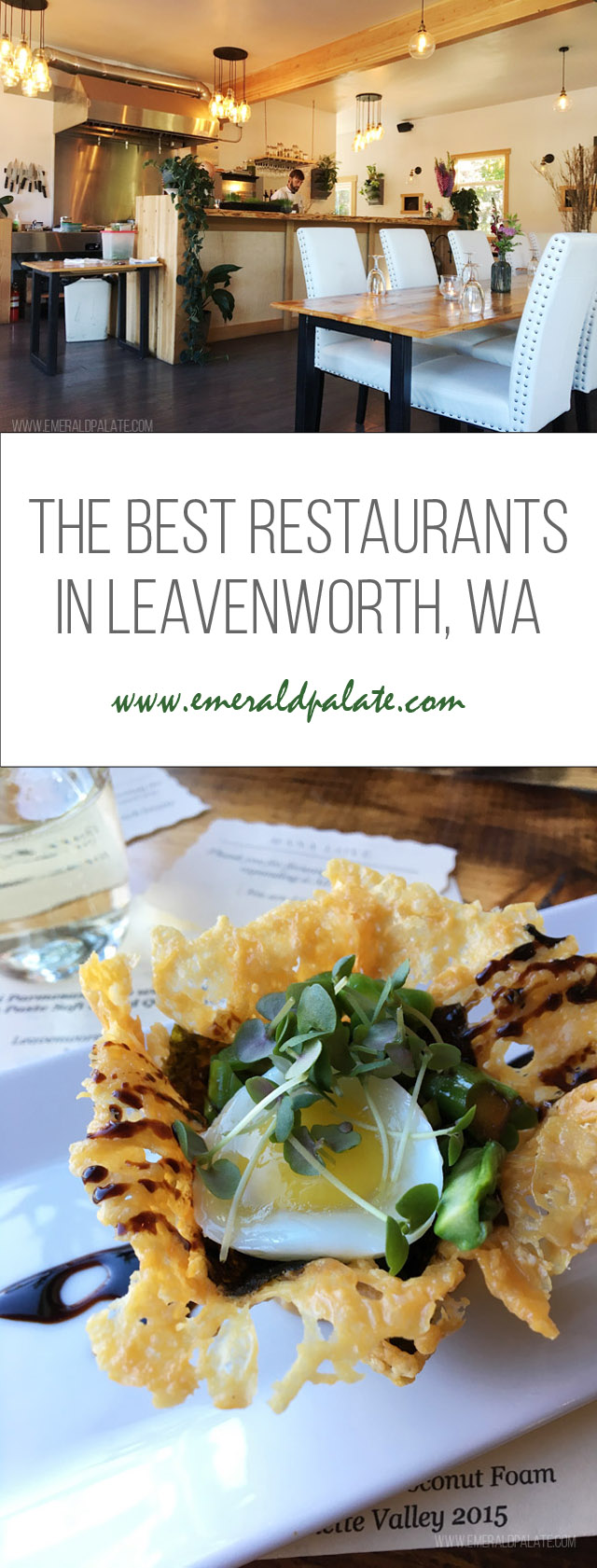 The best restaurants in Leavenworth, Washington.