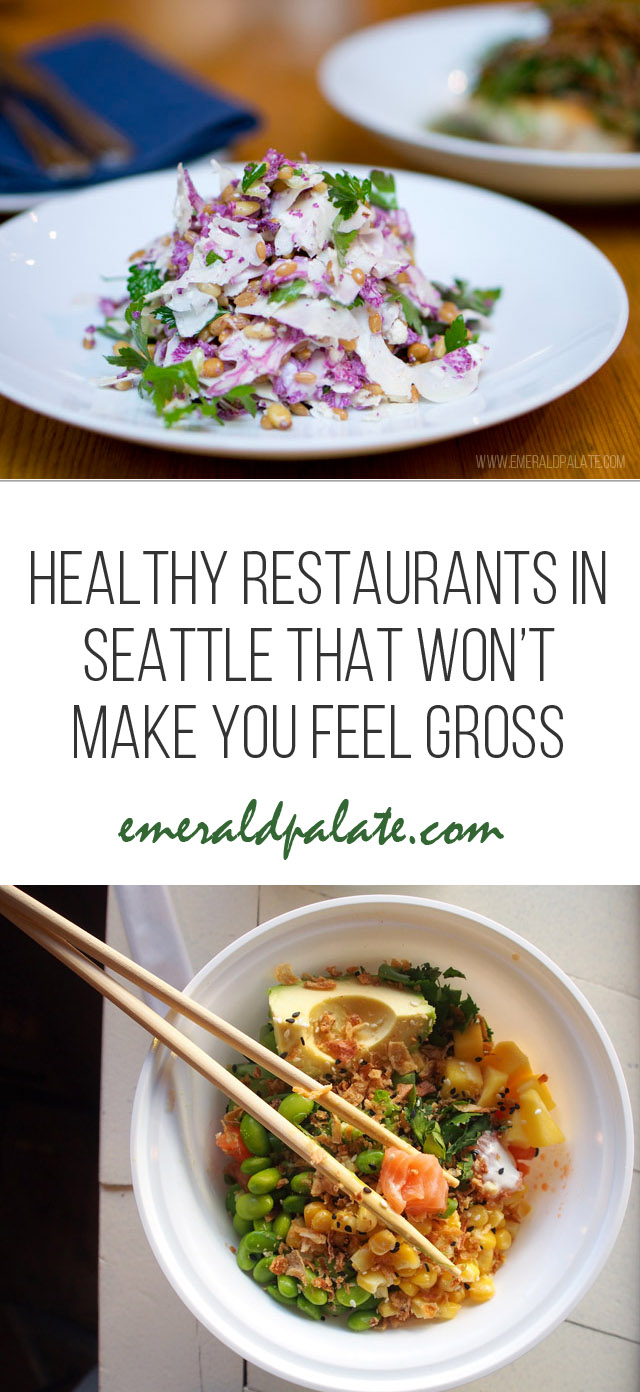 Looking for the best healthy restaurants in Seattle? This list outlines where to get healthy food in Seattle, whether you are looking for a healthy breakfast in Seattle, healthy lunch in Seattle, or just the all around healthy places to eat in Seattle!