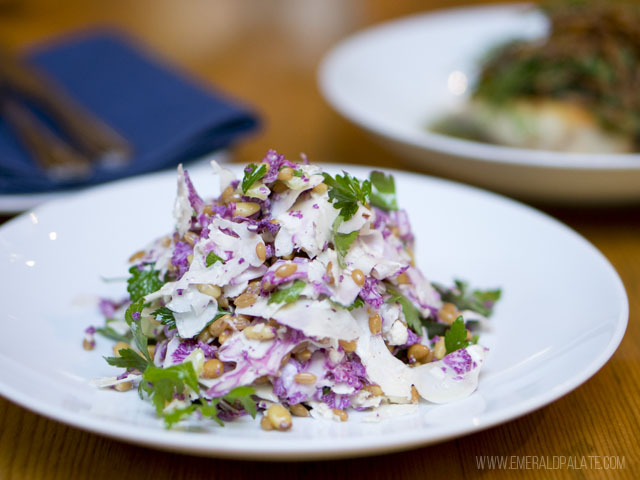 RockCreek serves this cauliflower salad that makes it one of the best healthy restaurants in Seattle