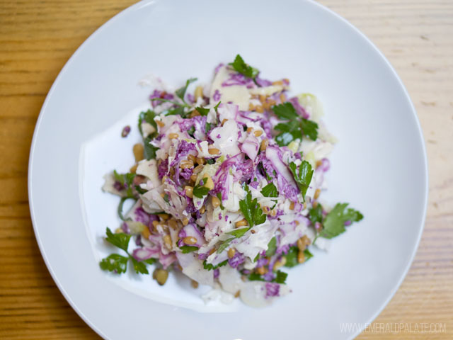 RockCreek is one of the best healthy restaurants in Seattle thanks to this cauliflower and farro salad