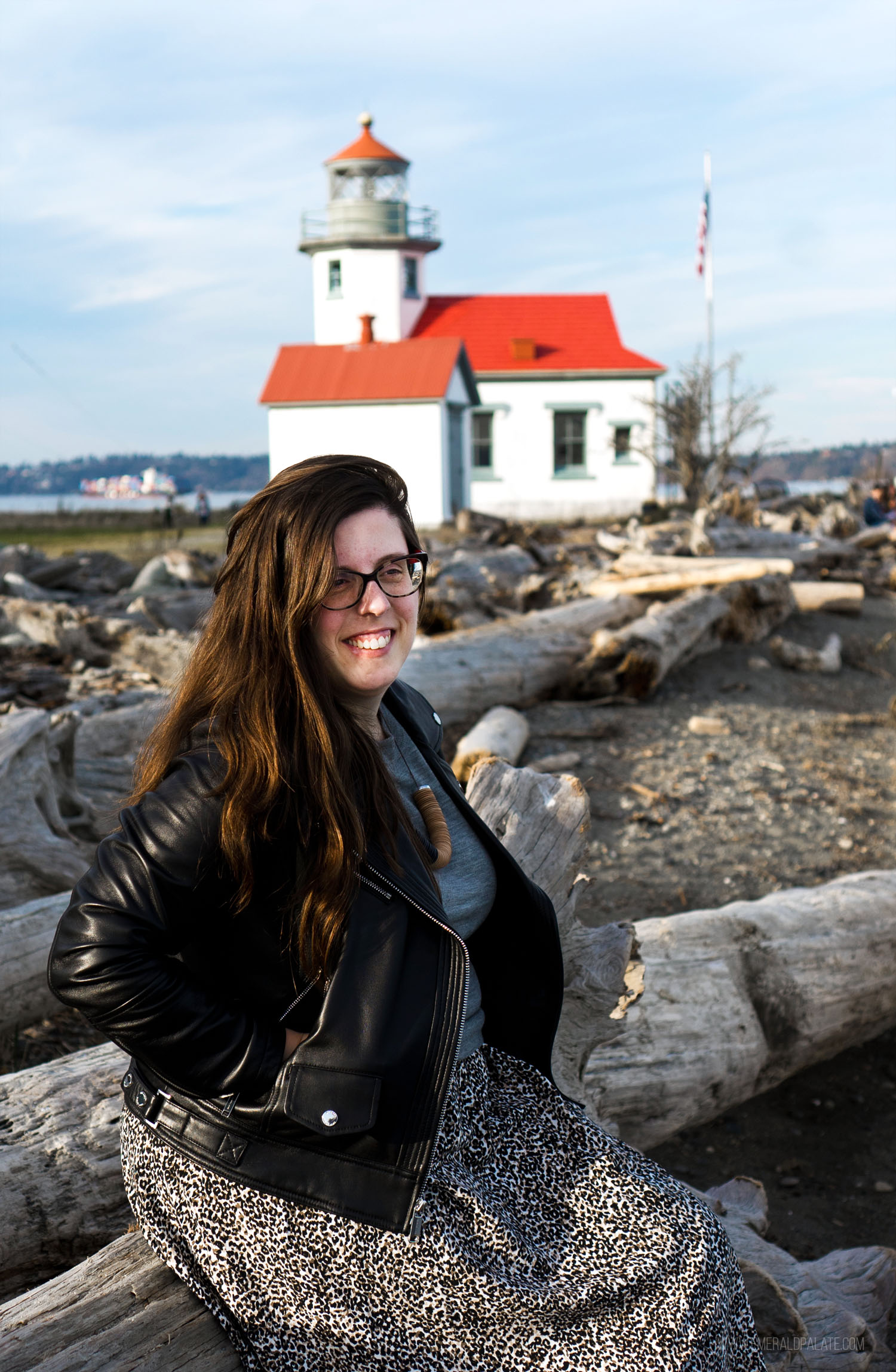 woman laughing on beach, a thing to do on Vashon Island, Washington