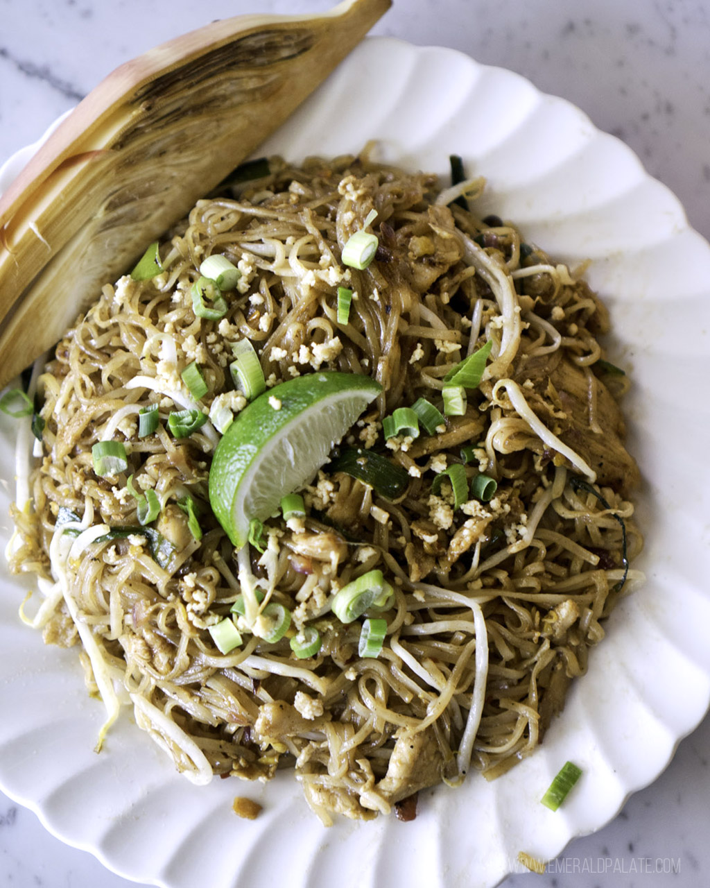 pad Thai from a Vashon Island restaurant