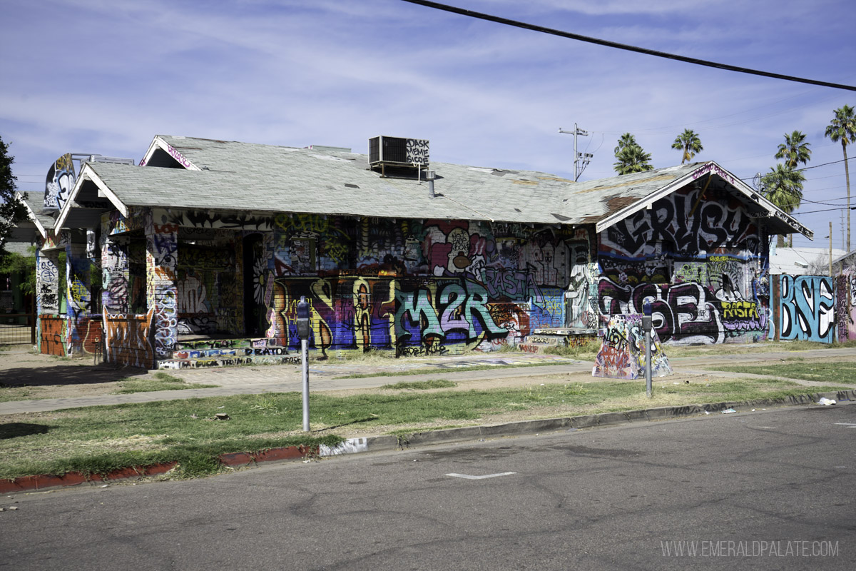 grafitti house, what to do in Phoenix
