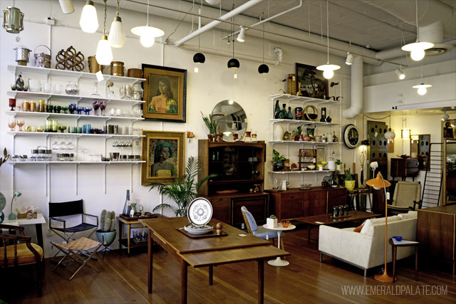 Vessel Collective Vintage, a mid century antique store in Tacoma, Washington right on Antique Row