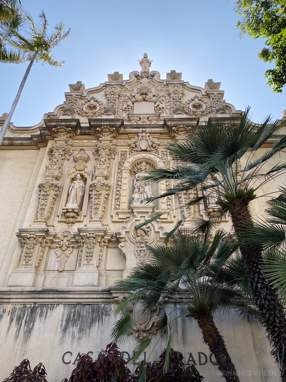 exterior of a Spanish style building in Balboa Park, a must visit on any 3 day San Diego itinerary