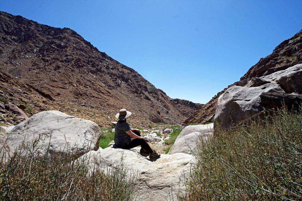 woman taking in the views on a hike that is the perfect San Diego weekend getaway