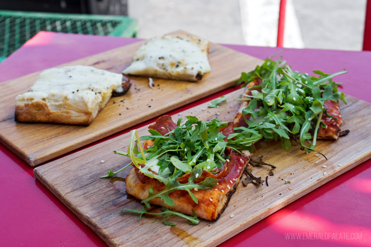 Roman pizza from a San Diego restaurant